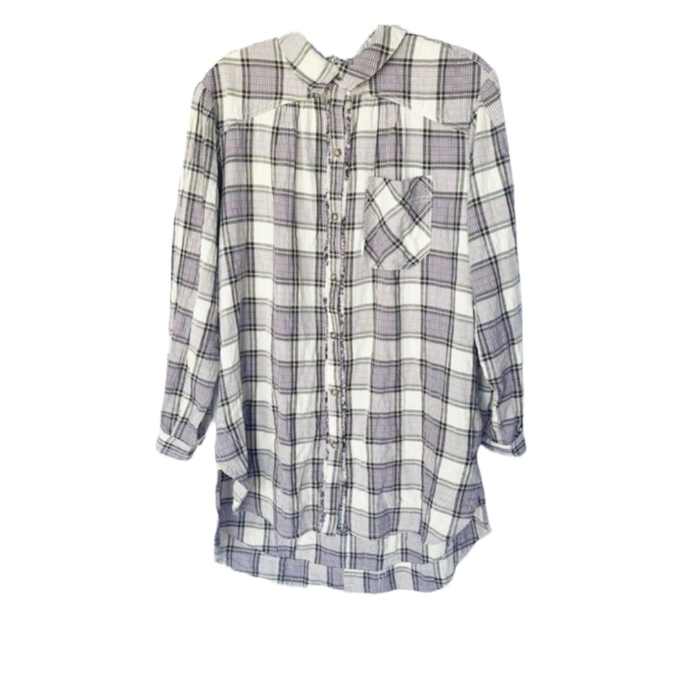 Free People NWOT Shades Bree Flannel Tunic‎ Dress